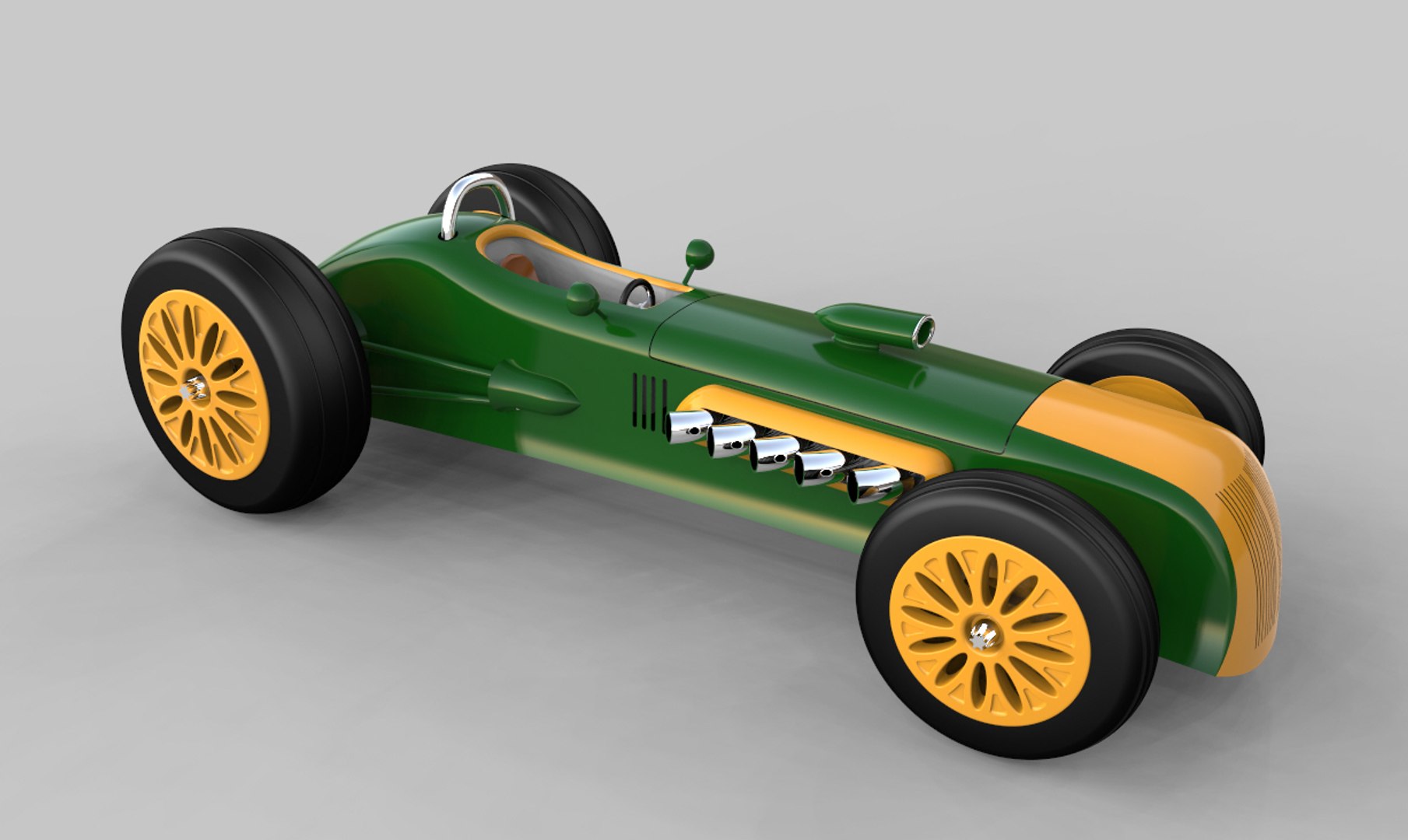 Old Race Car 3D TurboSquid 1338343
