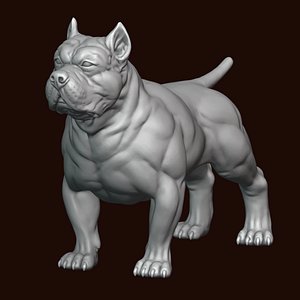 American Bully 3D print