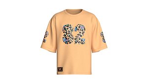 Men Wild 82 Drop Shoulder Tshirt 3D model