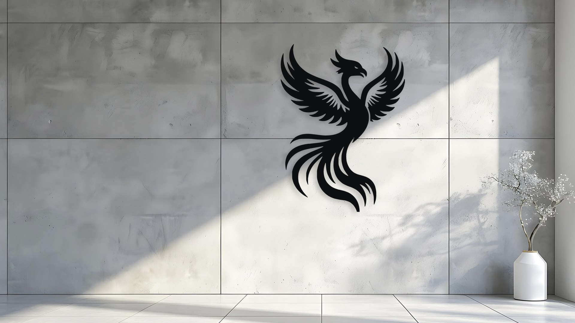 3D Phoenix Rising Wall Art Digital File For Laser Cut 3D Print SVG ...
