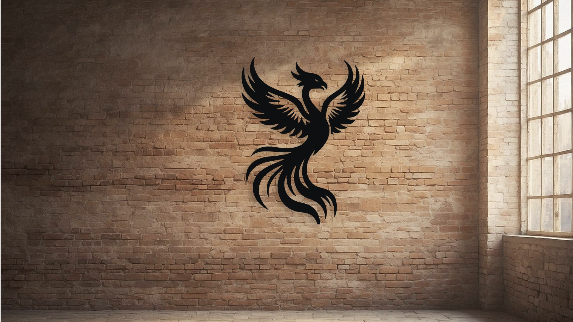 3D Phoenix Rising Wall Art Digital File For Laser Cut 3D Print SVG ...