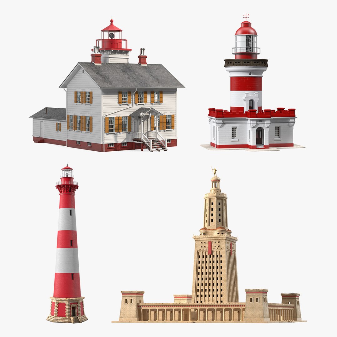 Lighthouses Collection 2 3D model preview