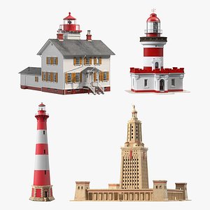 Lighthouses Collection 2 3D model