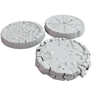 Bases 3D Printable for Miniatures 3D model