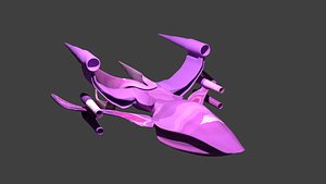 3D model spaceship babylon 5