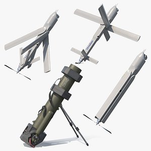 Hero 120SF Portable Drone Weapon with UAV in Flight Rigged