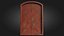 3D model Old Doubledoors Red - PBR