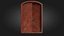 3D model Old Doubledoors Red - PBR