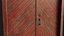 3D model Old Doubledoors Red - PBR