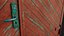 3D model Old Doubledoors Red - PBR