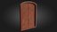 3D model Old Doubledoors Red - PBR