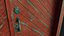 3D model Old Doubledoors Red - PBR