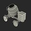 cement mixer 2 3d max