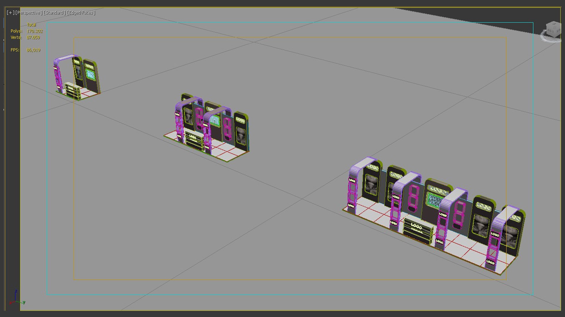 3D Exhibition Stand - ST0012 model - TurboSquid 1886973