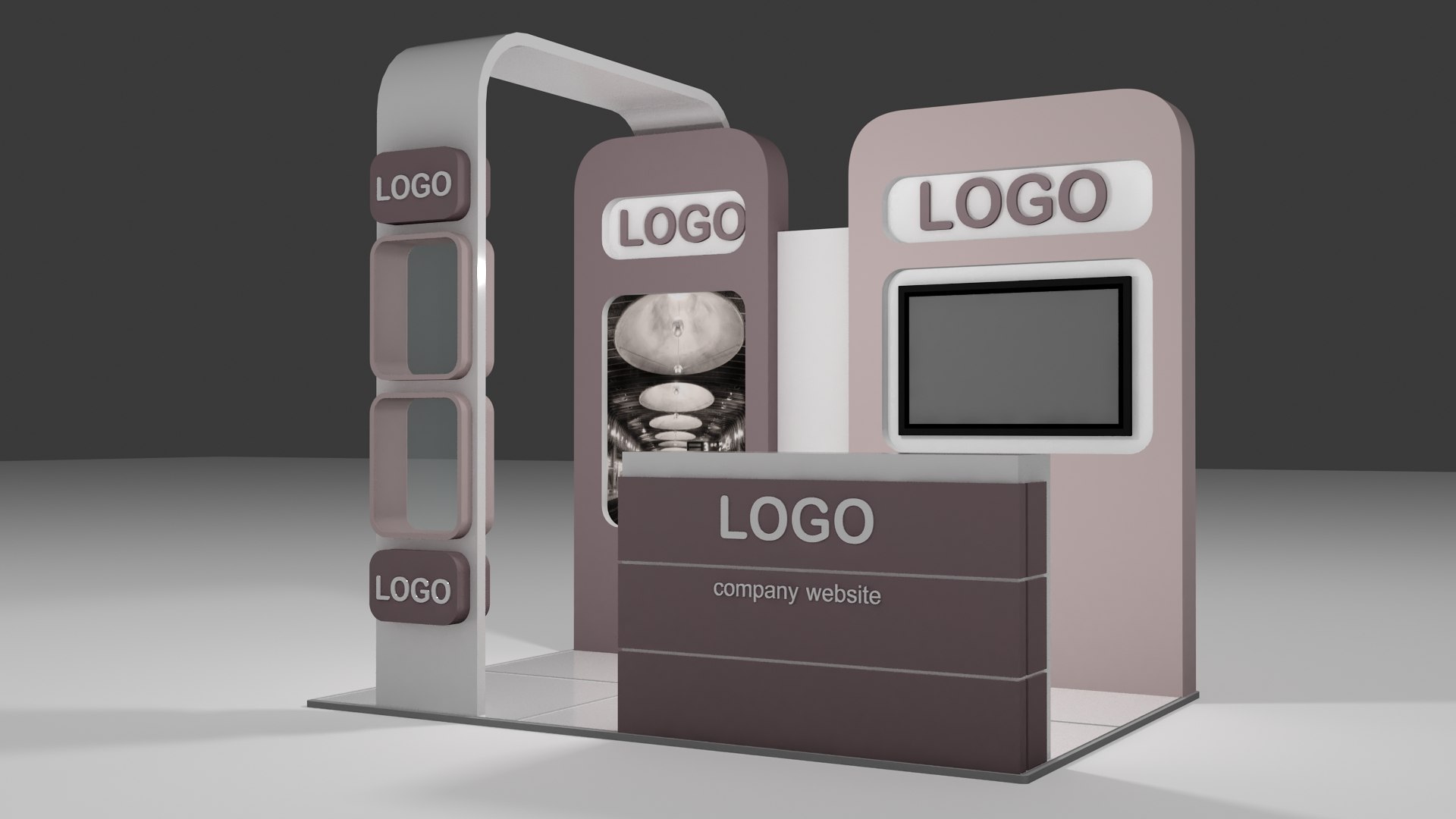 3D Exhibition Stand - ST0012 model - TurboSquid 1886973