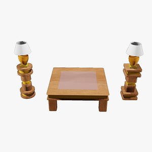 LIVING ROOM TABLE-LAMPS