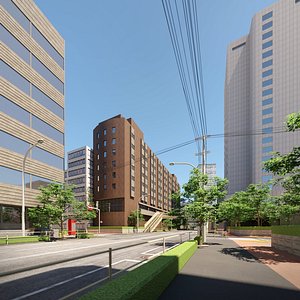 City Street 3D model