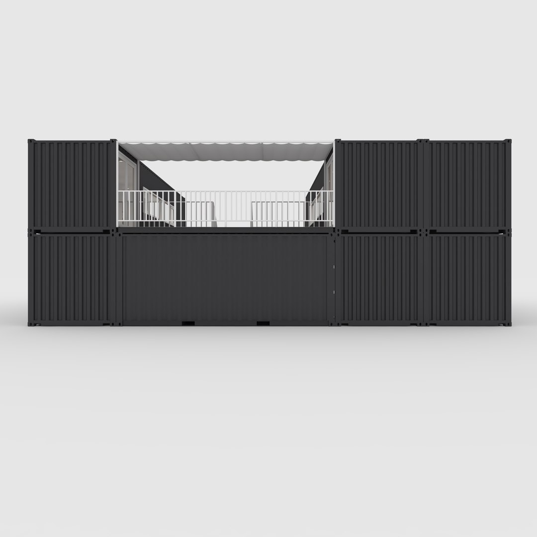 Container Office 1 3D - TurboSquid 2107546