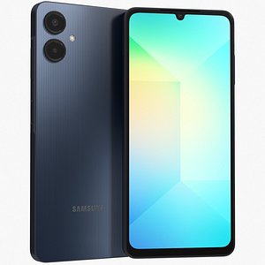 Samsung Galaxy A06 Black 3D model