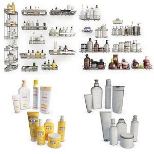 bathroom shower soap dispenser 3D model