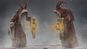 3D Krampus model