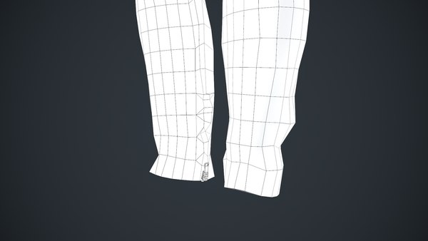 Light Blue Jeans 3D model - TurboSquid 1733534
