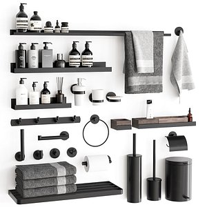 3D Bathroom Accessories 64