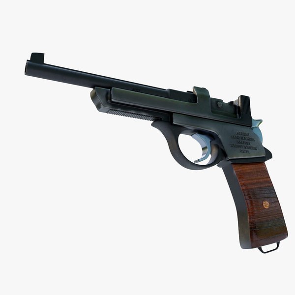 3D Mannlicher M1901 pistol TurboSquid 1939934