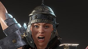 Roman soldier 3D model