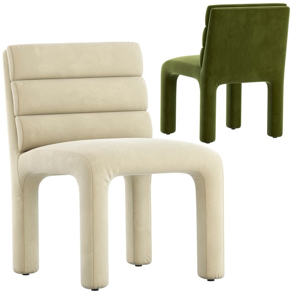 CB2 カステルチェア3Dモデル TurboSquid 2163622