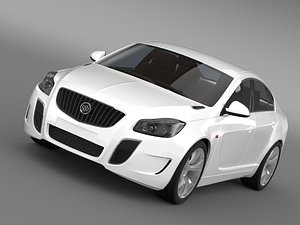 3d model buick regal gs concept