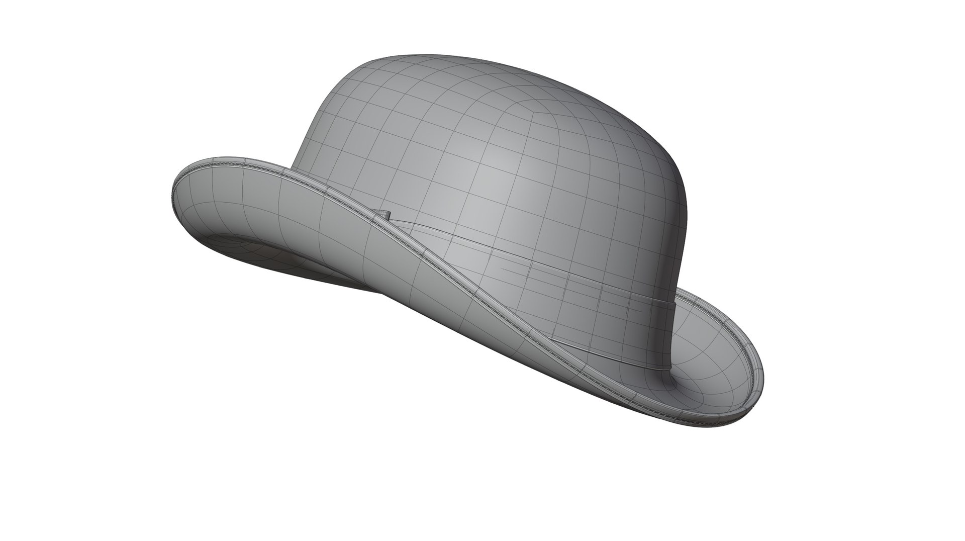 3D Model Bowler Hat - TurboSquid 2000203
