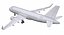 3d a319 american airlines model