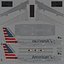 3d a319 american airlines model