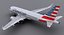 3d a319 american airlines model