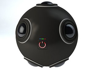 vr 360 camera 3d model