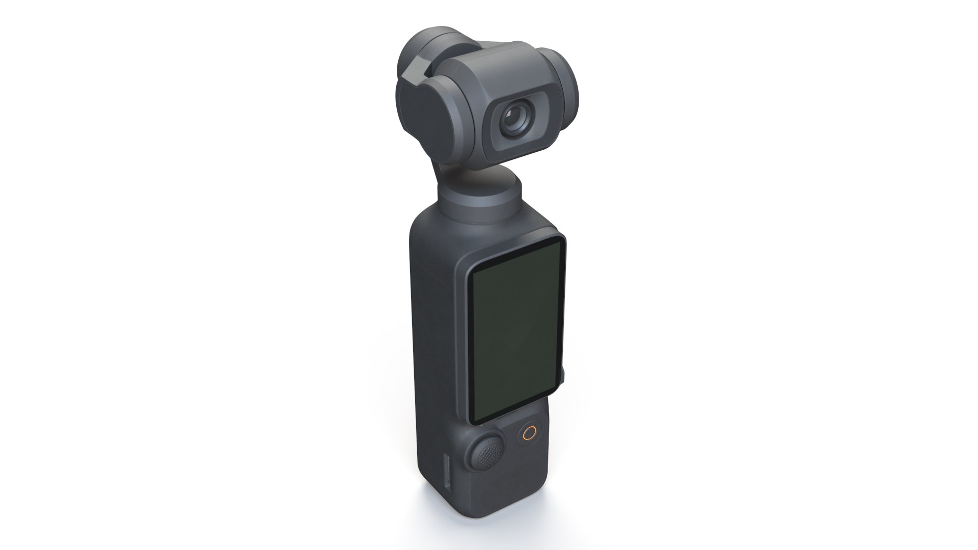 Compact Handheld Camera Off with Stabilizer 3D model preview
