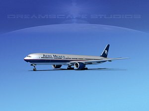 3d boeing 777-300 model