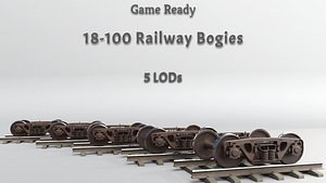 Railway freight Bogie Game Ready