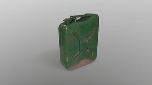 3D gasoline jerry