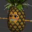 Cartoon Pineapple Rigged