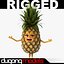 Cartoon Pineapple Rigged