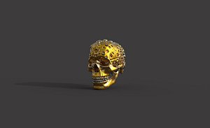 3D Skull golden model