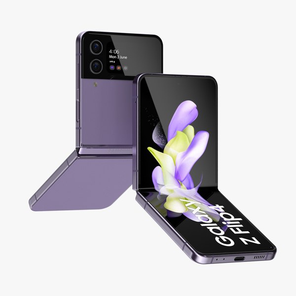 Samsung Galaxy Z Flip 4 Bora Purple 3D model