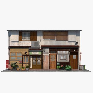 3D old japanese restaurant