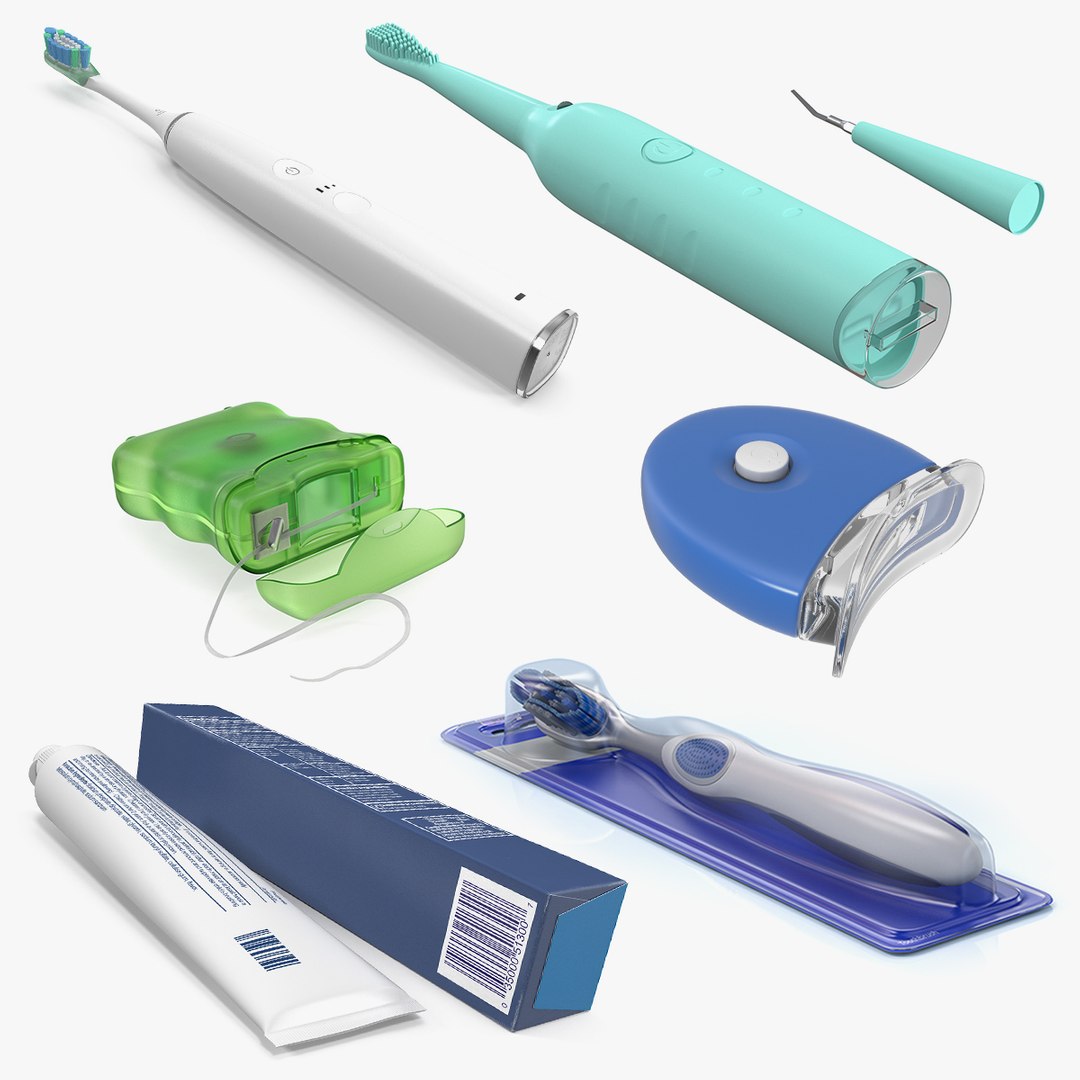 Dental Care Colletion 5 3D model preview