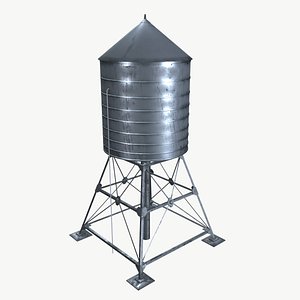 Water tank 3D model