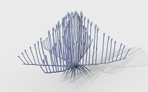 3D Lyre Sponge