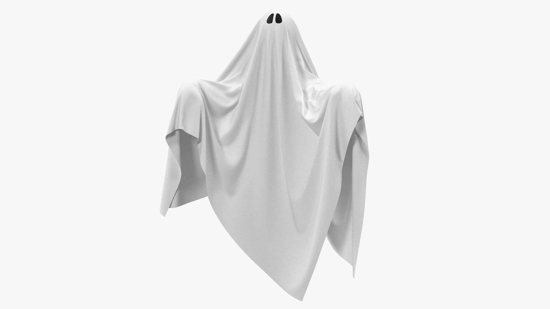 White Ghost Phantom 3D model preview