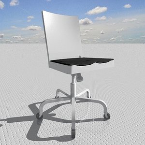 3d model hudson swivel chair